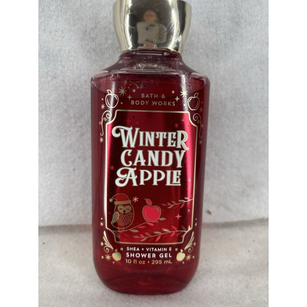 Bath & Body Works WINTER CANDY APPLE Body Wash Shower Gel 10oz Sealed